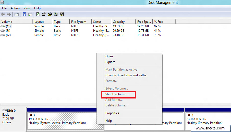 How to Shrink Hard Disk Volume or Create Hard Disk Partition in Windows