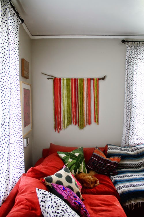 iLoveToCreate Blog Bespoke Woven Wall Hanging