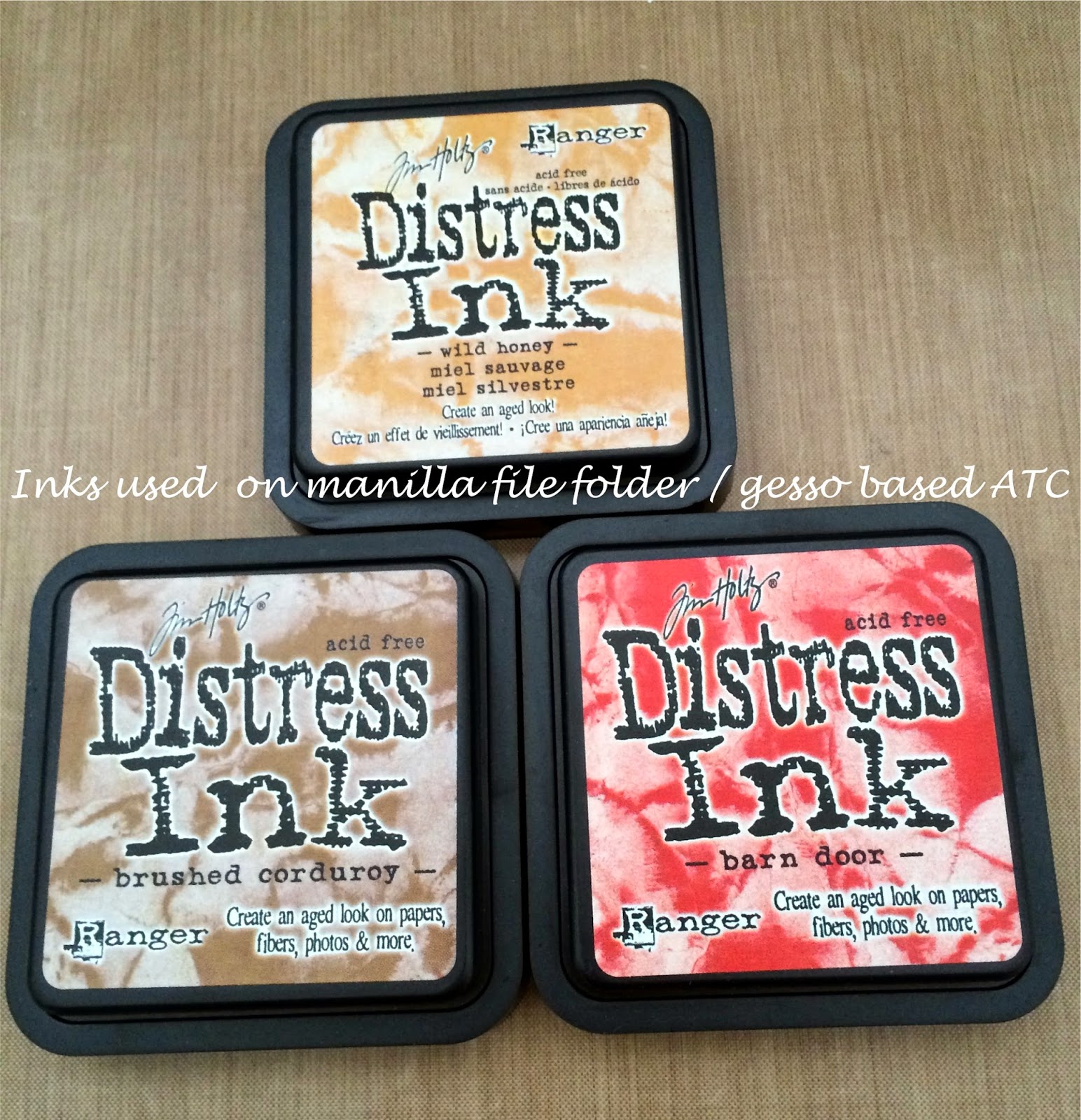 My Mindful Creations Mixed Media ATC Tutorial Using Gesso