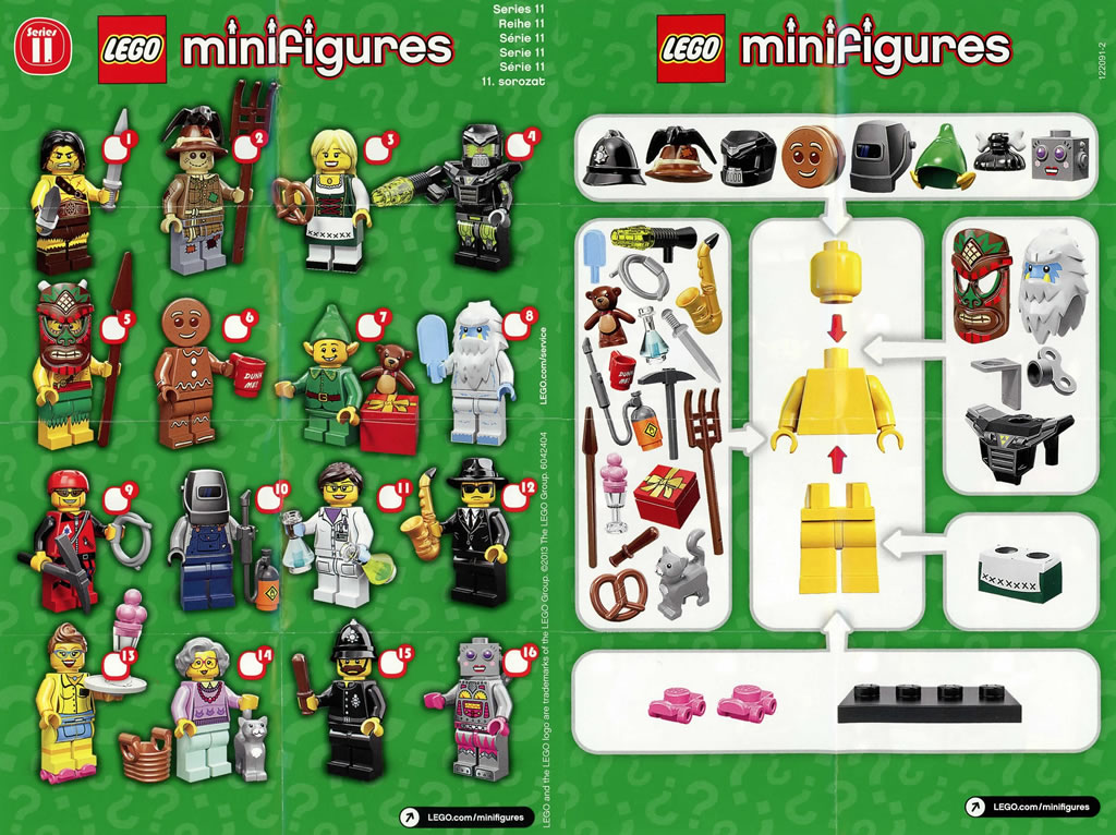 series 11 lego minifigures