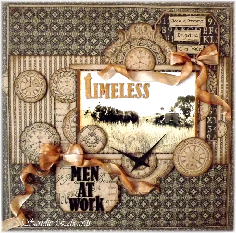 Delightfully Crazy Men At Work The Scrapbook Store June Challenge