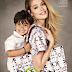 Doutzen, Sasha, Karolina with their children for Born Free Africa Campaign