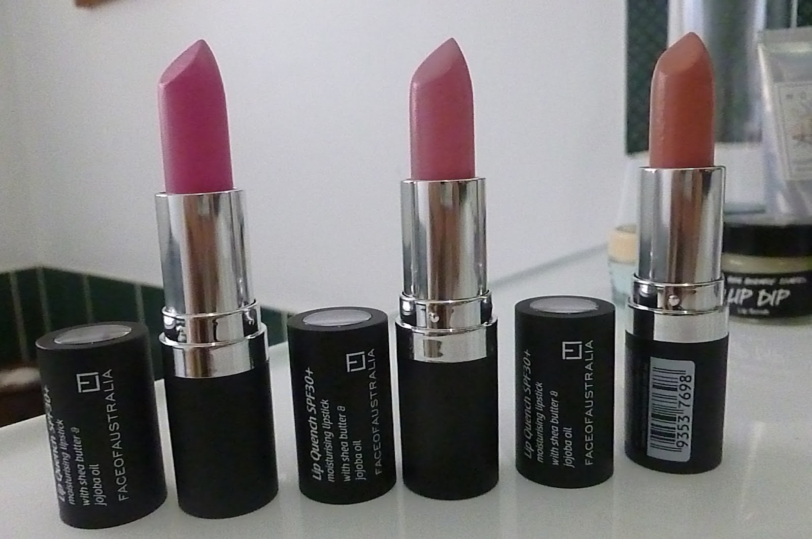 Beauty Soiree Face of Australia Lip Quench Lipsticks