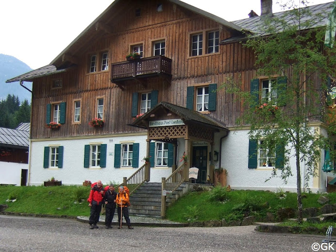 Unser Nachtquartier, der Alpengasthof zur Post.