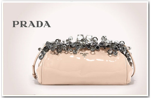 Secret Dream-World of A Fashion Muse: Prada Crystal Encrusted Clutch  