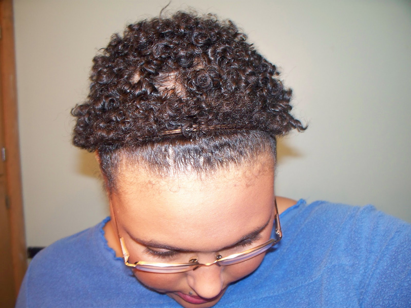 Jen Going Natural First attempt at brush coils