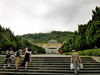 Staircase at National Palace Museum Taipei Taiwan