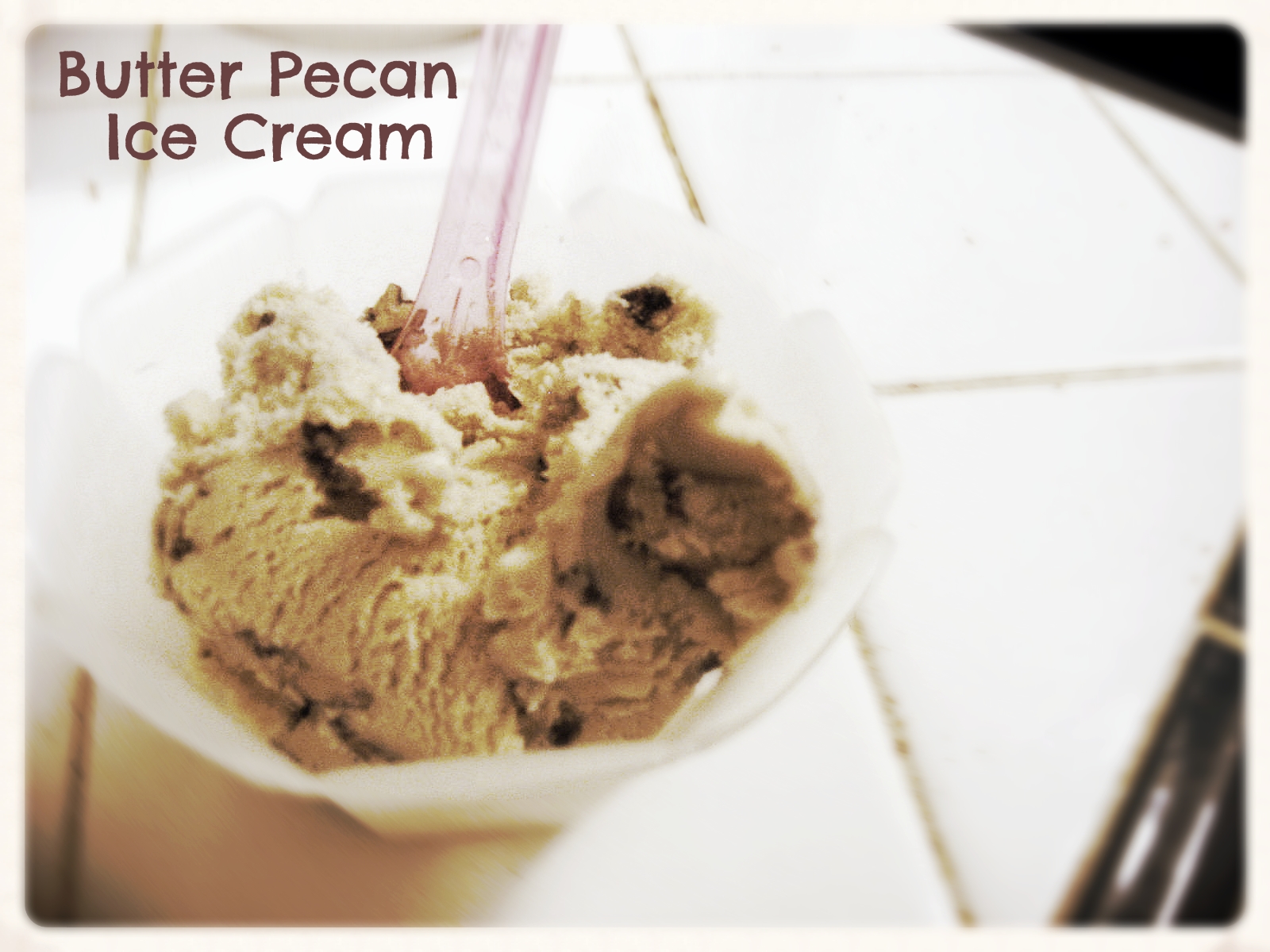 Butter Pecan Ice Cream Fresh from the...