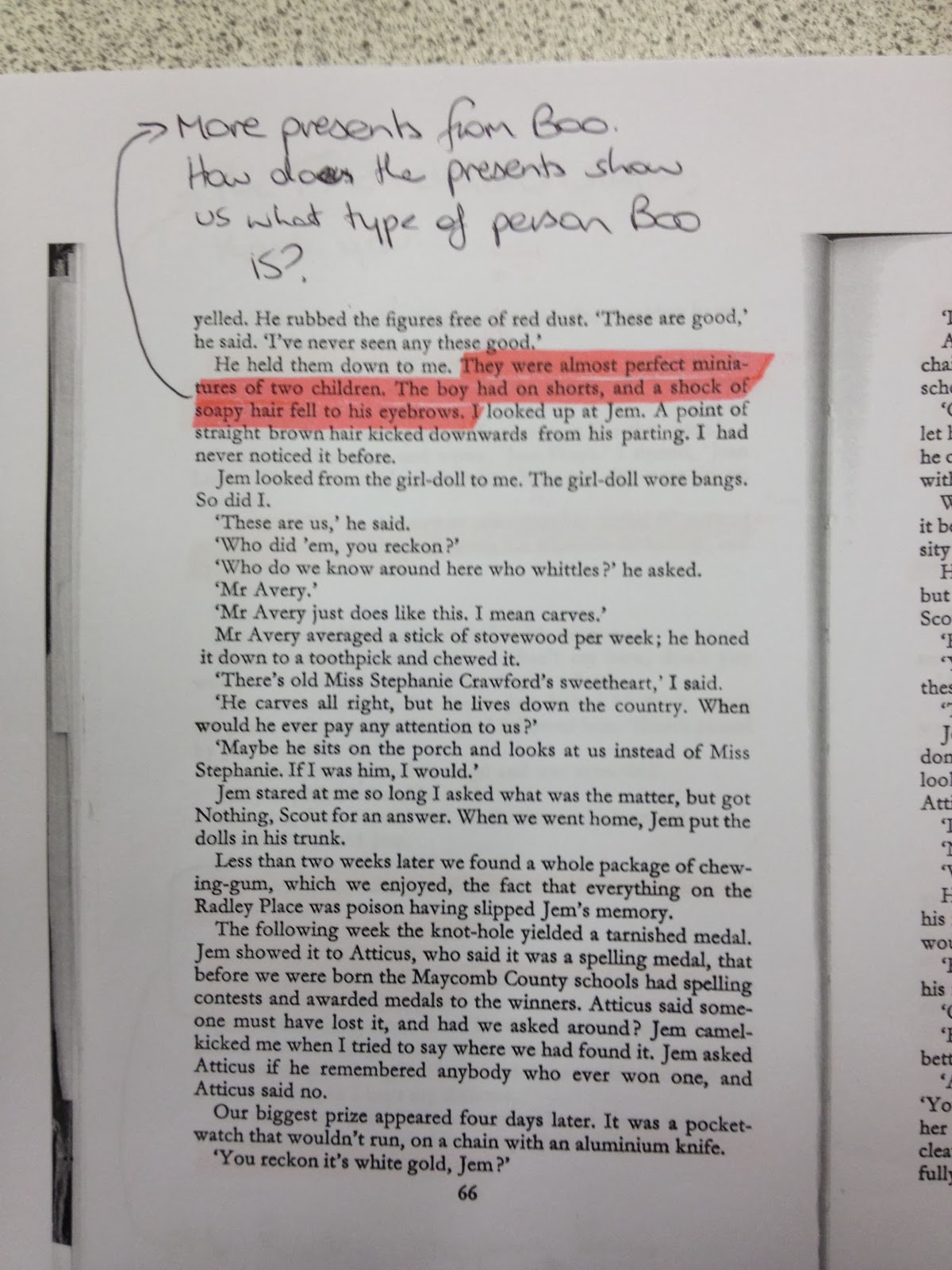 English Literature Arthur "Boo" Radley