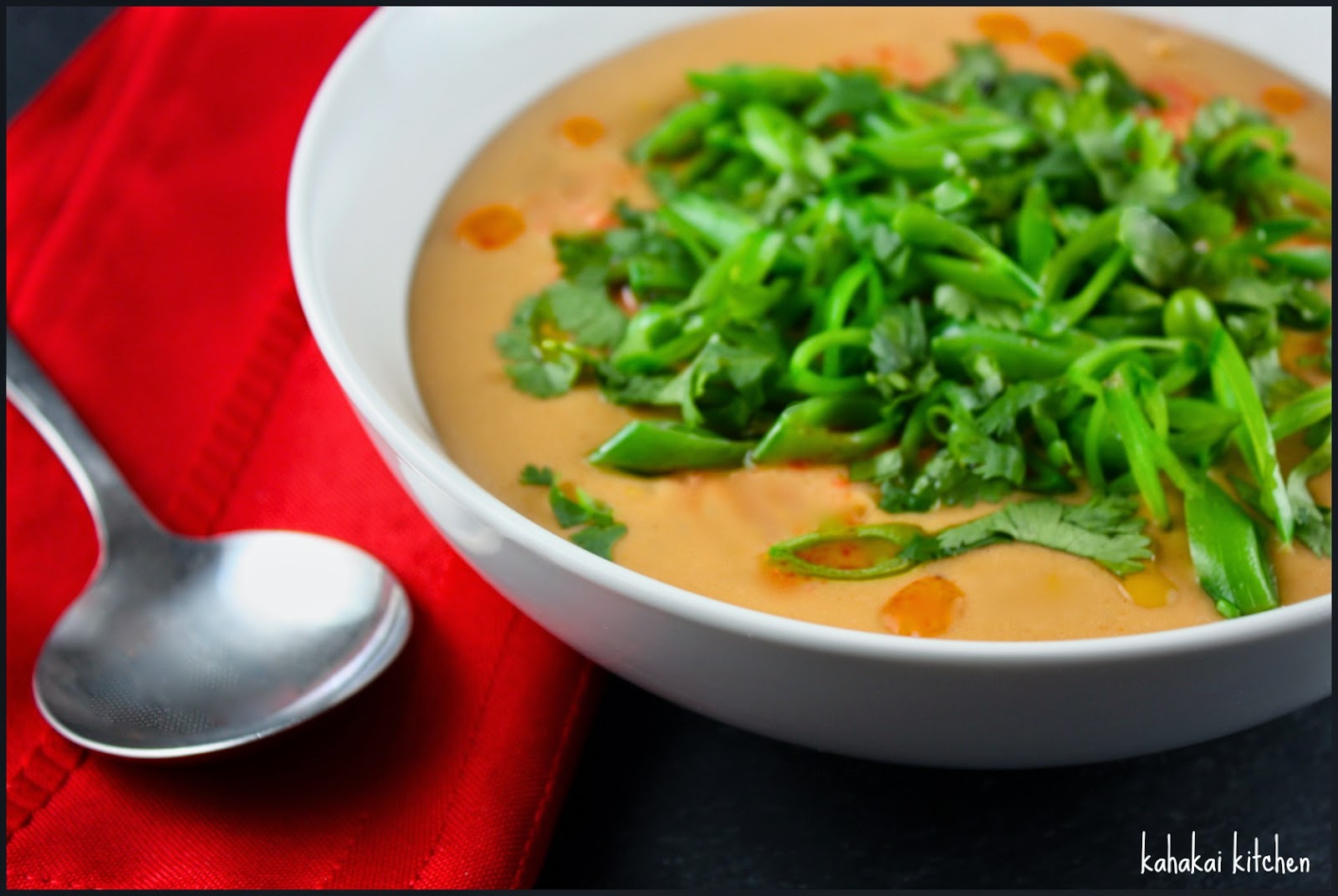 Kahakai Kitchen Ottolenghi's Thai Red Lentil Soup with Aromatic Chile