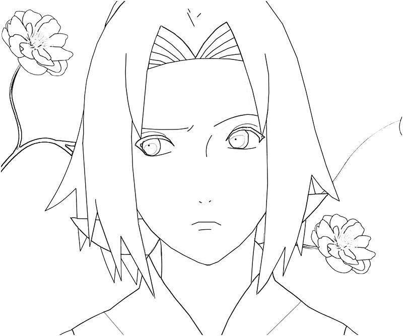 Naruto Sakura Portrait | How Coloring