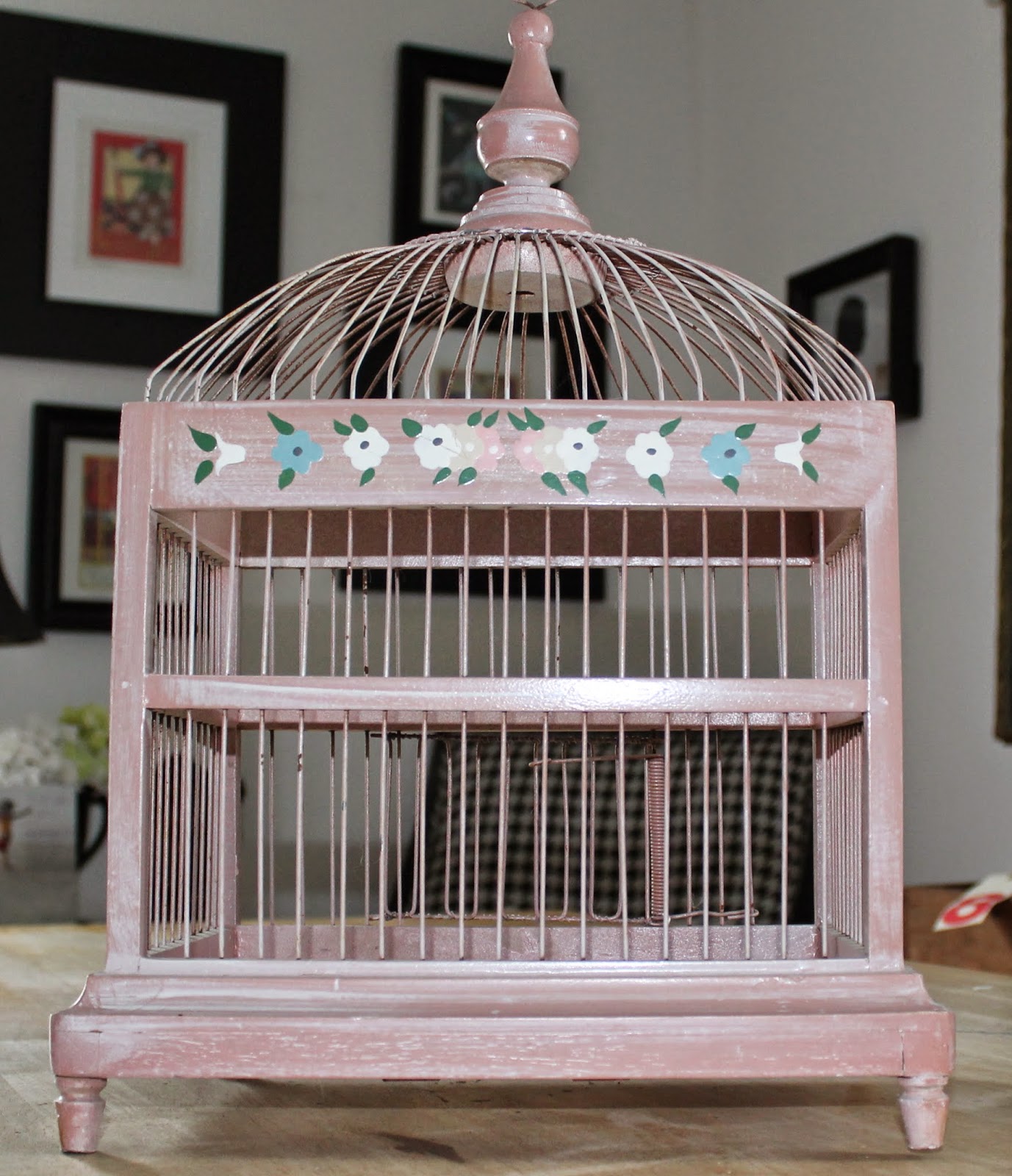 Painted Bird Cage Love My Simple Home