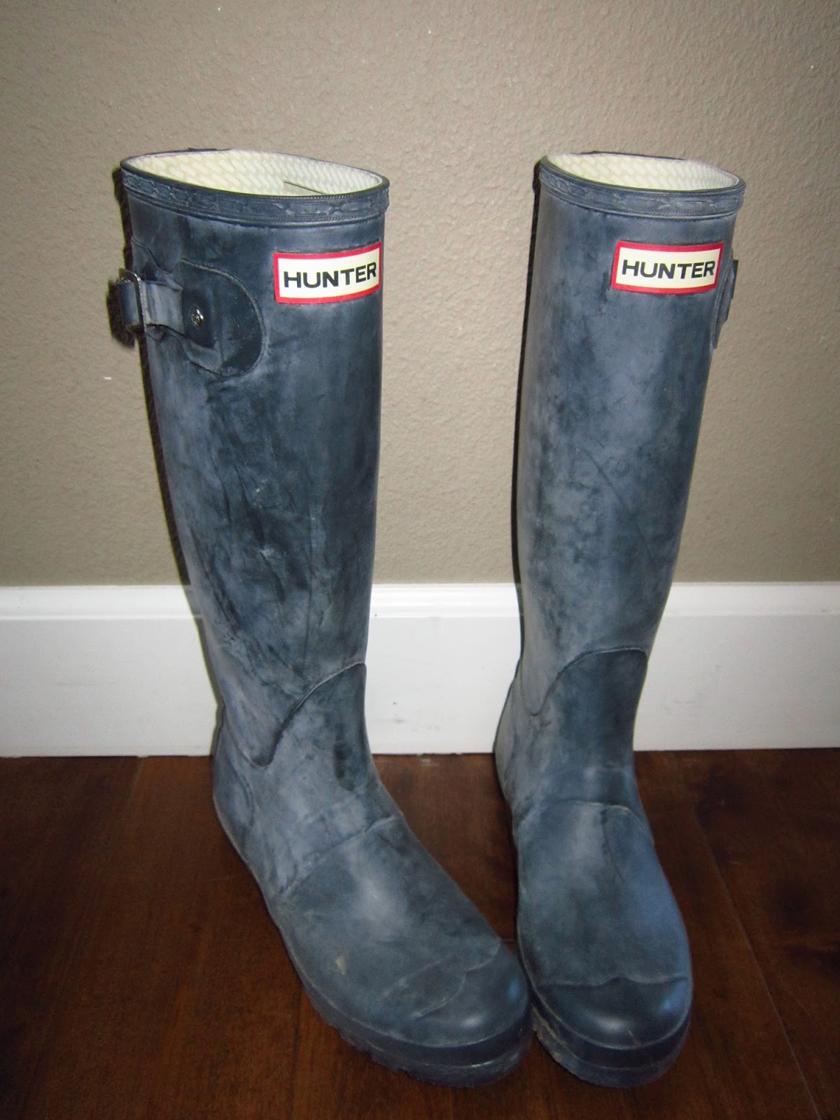 hunter boots blooming