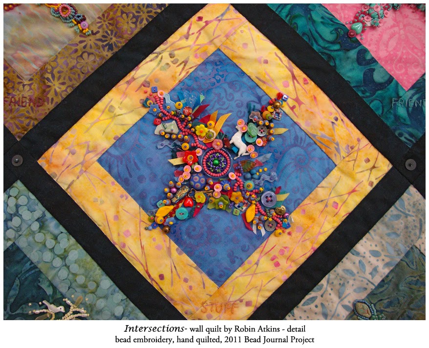 Beadlust Beading + Quilting a Happy Marriage!