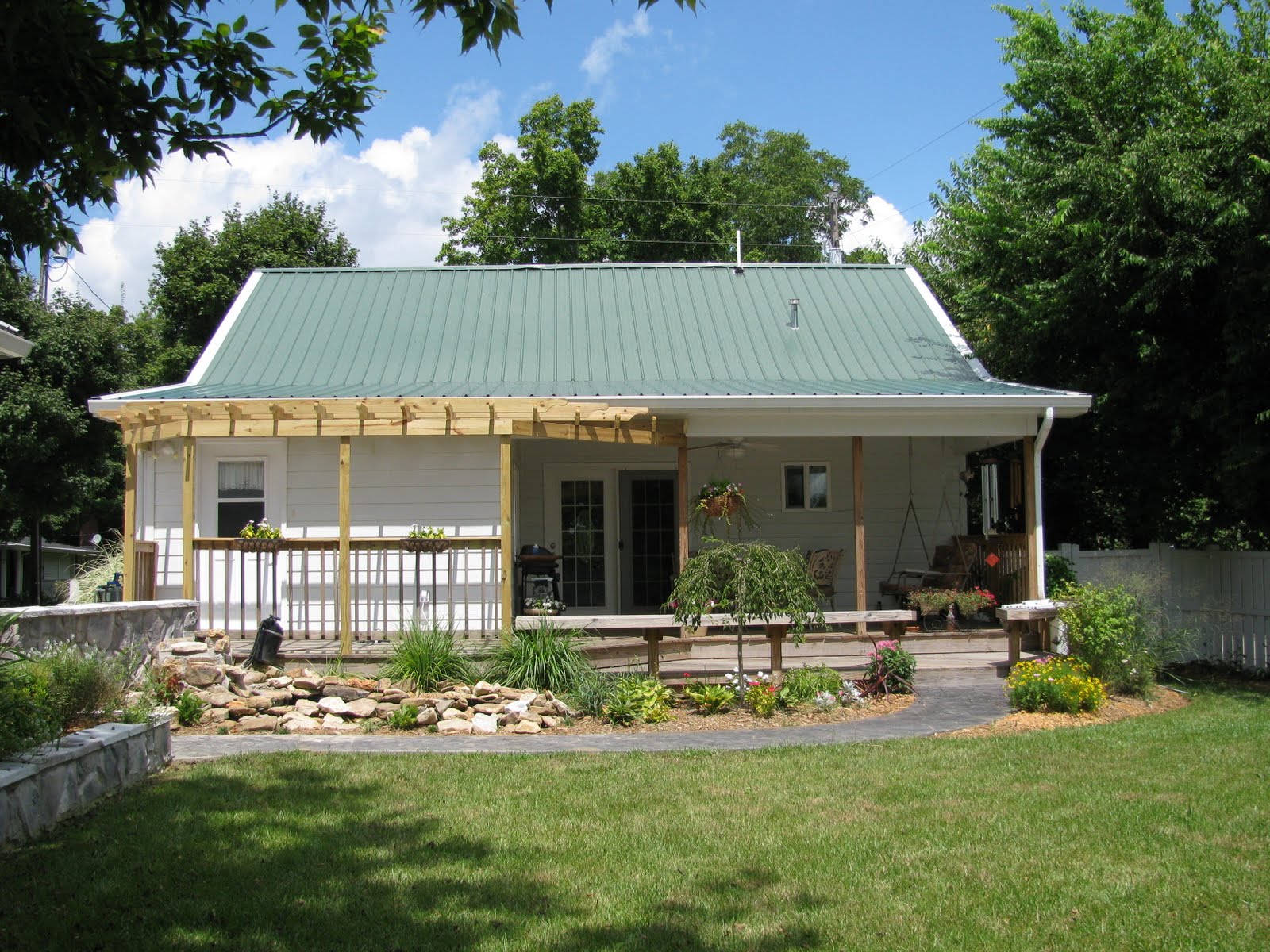 1st Renovation in the Neighborhood: Pergola added August 2009 - Typical