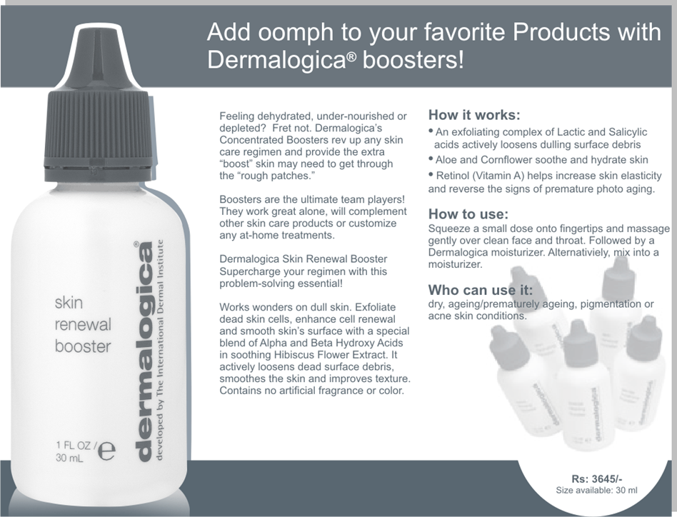 dermalogica renewal booster dermalogica renewal booster