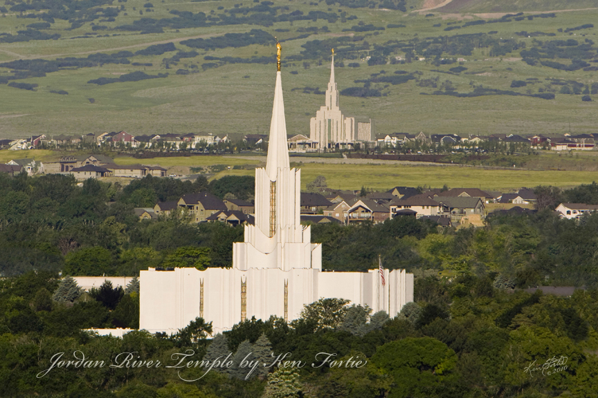 Temples by Ken Fortie JORDAN RIVER TEMPLE
