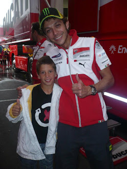 Con Valentino Rossi