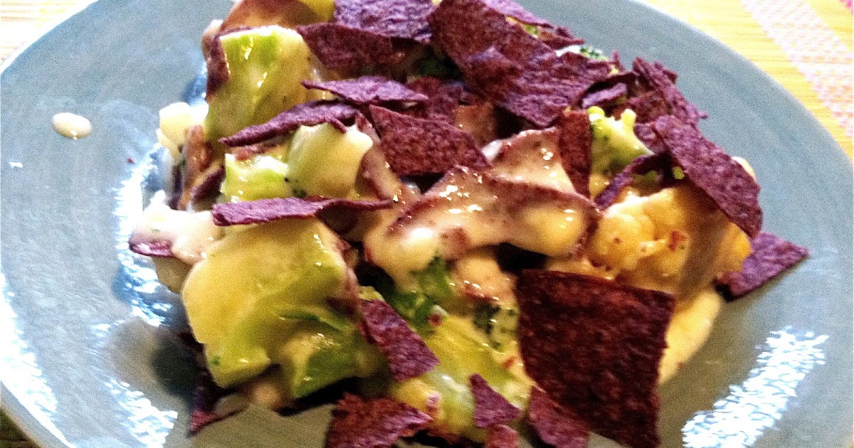 A Slice of Nutrition Blue Corn Chip Crusted Cauliflower Gratin + a GIVEAWAY