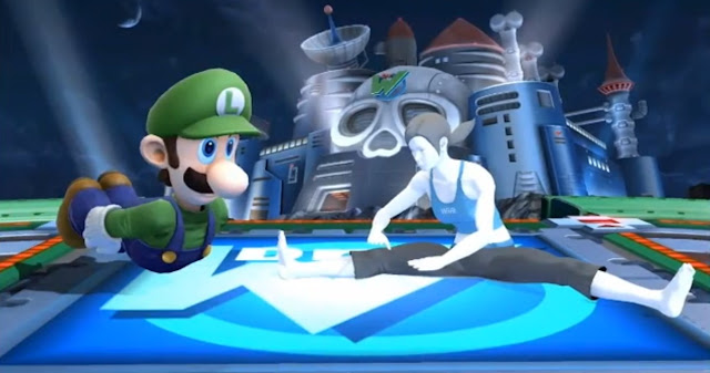 Luigi irá gritar que nem uma menininha no SSB4. Luigi+N-Blast7