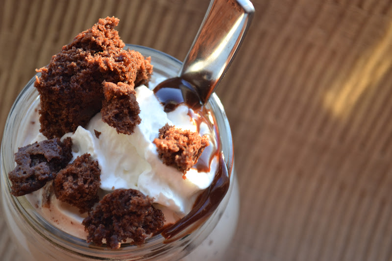 Stuff, Things, etc. Hot Fudge Brownie Milkshakes and A New Look!