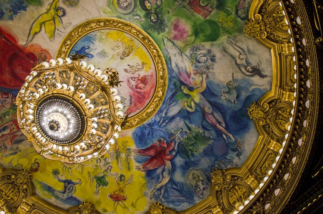 Opéra Garnier - salle de spectacle - Chagall