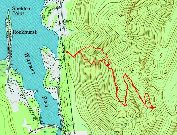 Off on Adventure Pilot Knob Preserve Lake NY 4/10/14