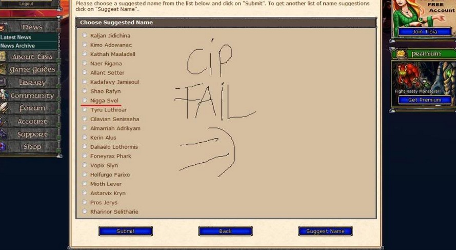 cipsoft racista CipSoft Racista