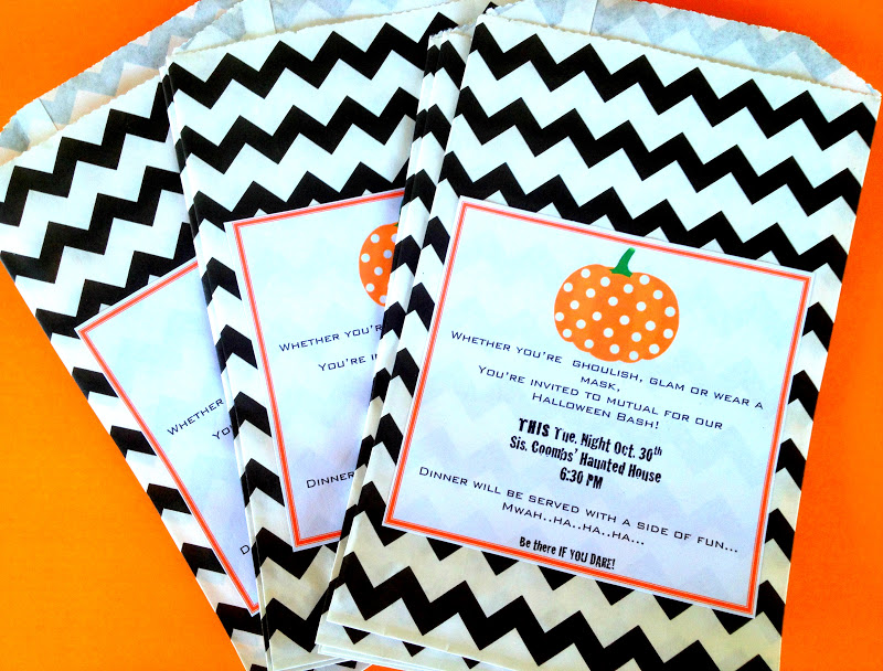 Marci Coombs Halloween Invitations.