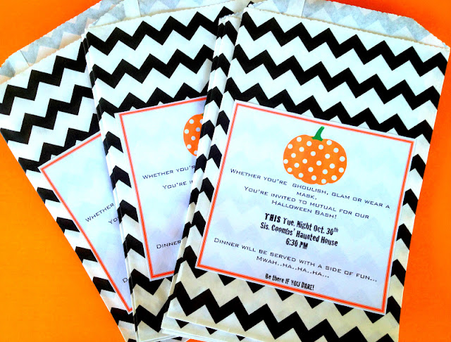 Marci Coombs Halloween Invitations.