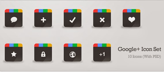 Google+ Icon Set (PSD) Google+ Icon Set (PSD)