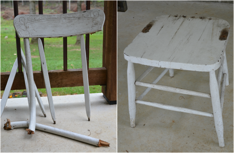 Our Neck of the Woods How To Repurpose An Old Chair