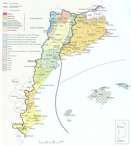 Mapa del domini lingüístic del català