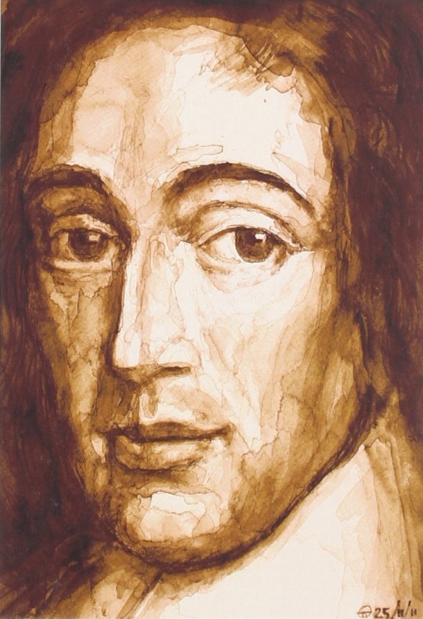 Spinoza van Italiaanse grafisch ontwerper Mara Sanfelici