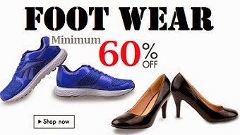 Get Min 60% Off  & more on Top Brand Men’s & Women’s Footwear @ Amazon