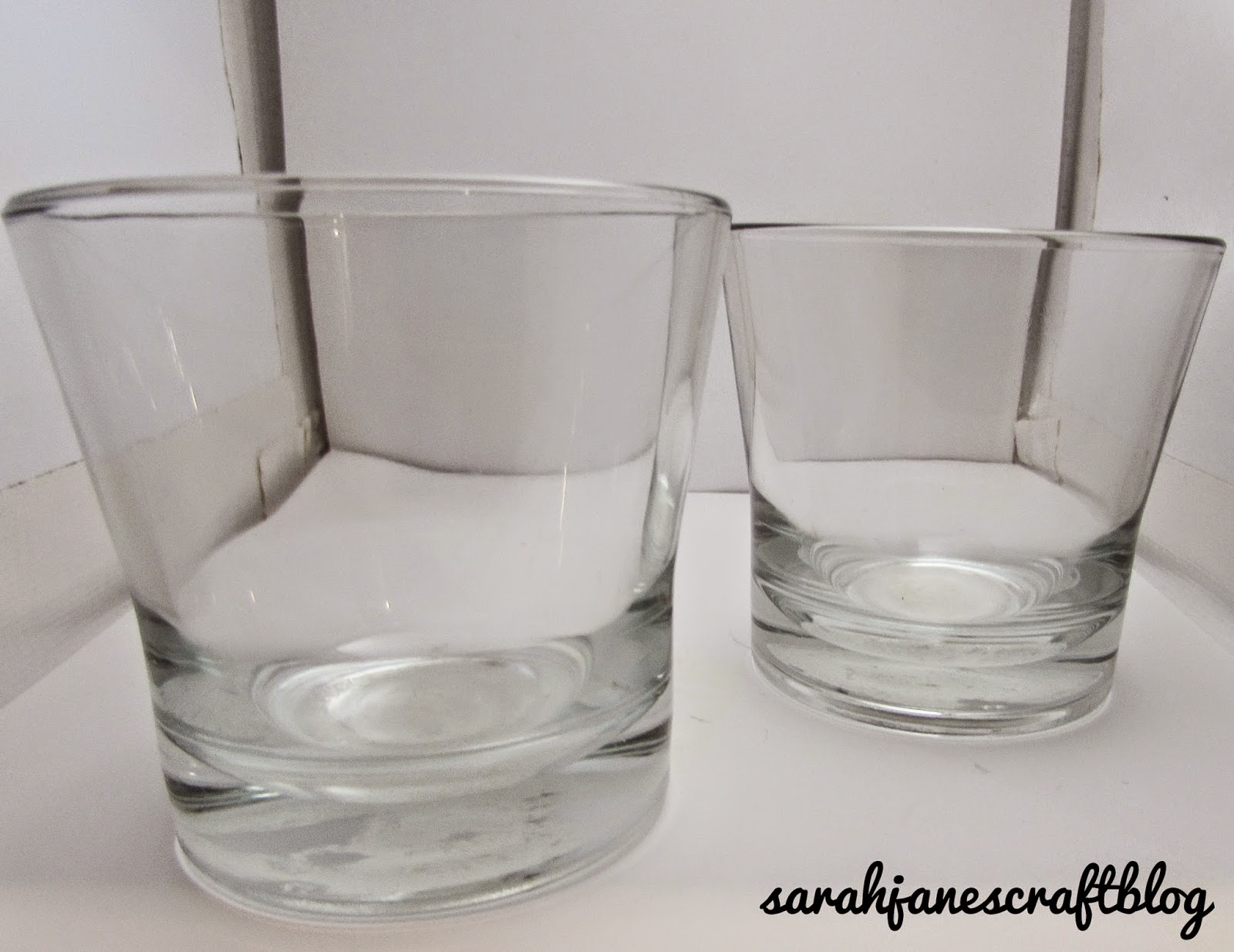 Sarah Jane's Craft Blog Tip for Cleaning Wax out of Candle Holders