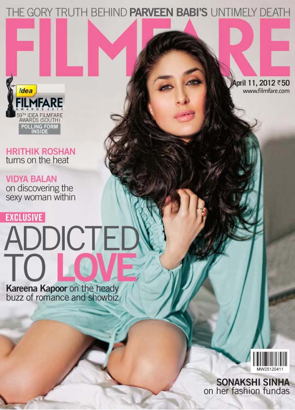 Bollywood Glamour Girls: Kareena Kapoor In Filmfare Magazine April 2012