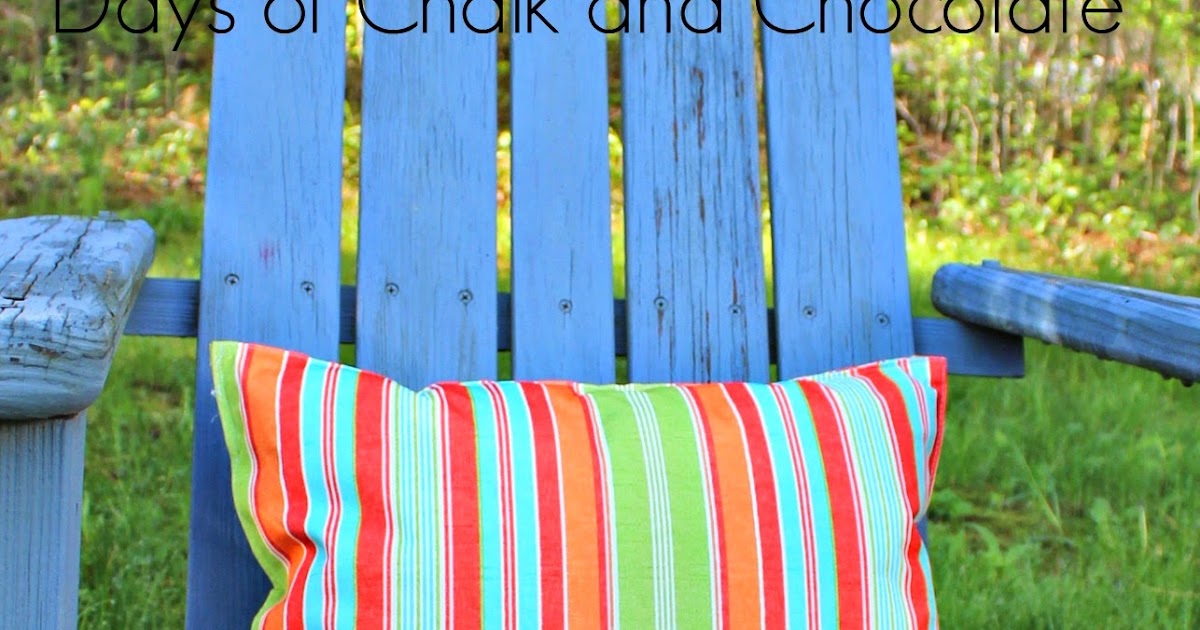 Easy Placemat PillowYou CAN Make Some Too! Days of Chalk and Chocolate