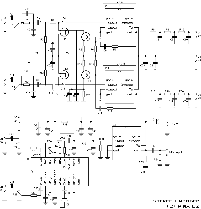 PLL FM STEREO: LIMITER / COMPRESSOR