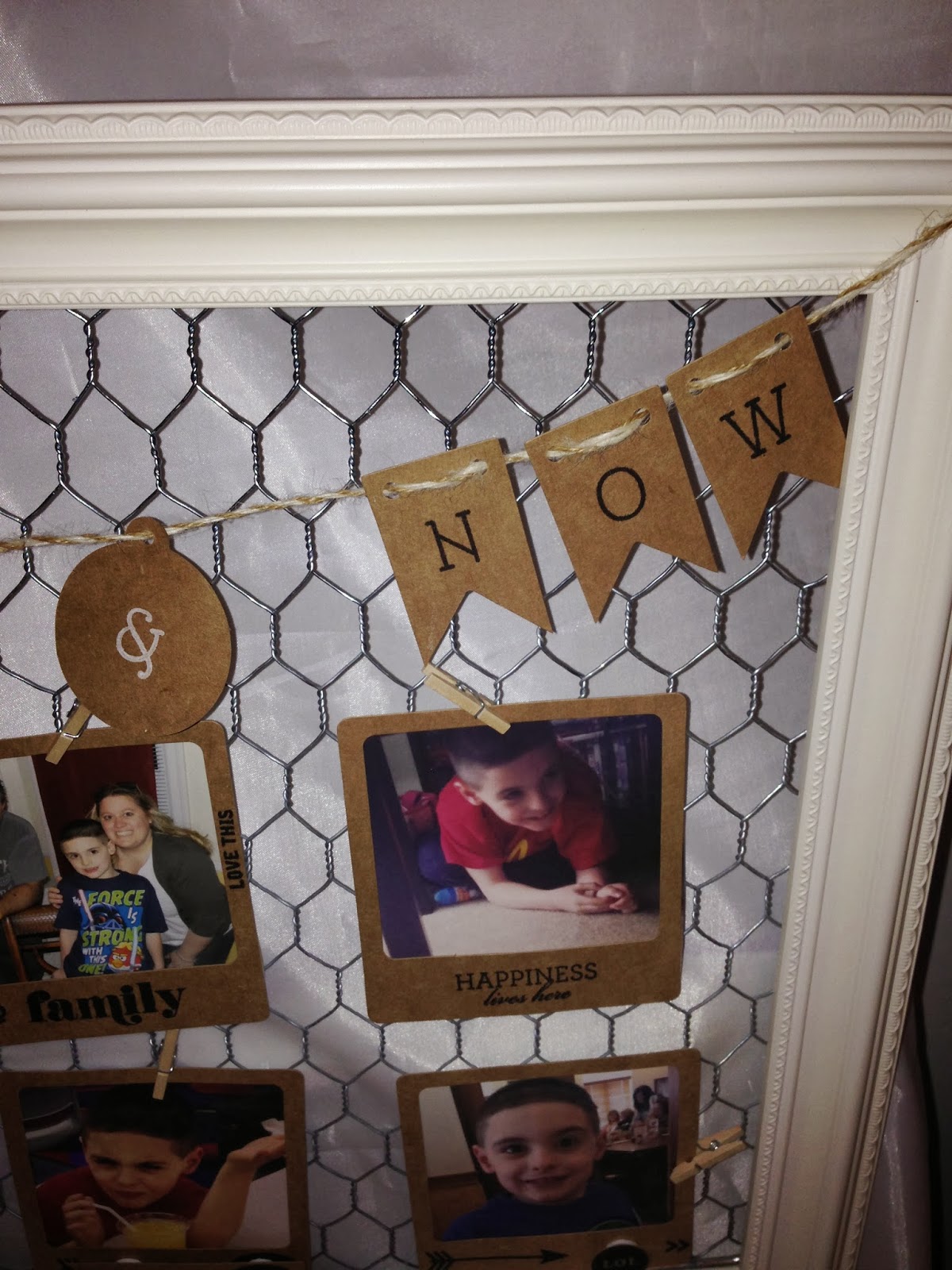 Craftin' and Stampin' Designed DecorFrame KitHow it looks put together!