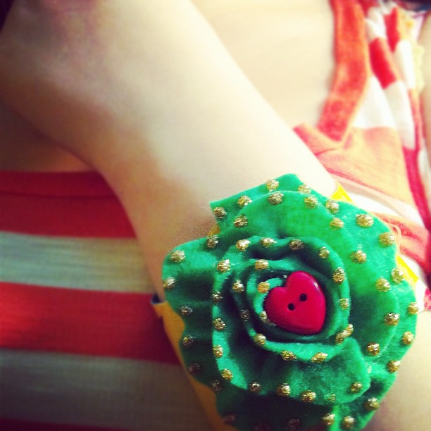 Crafty Chica Art Cruise! 2012 MexiBoho Fabric Wrist Cuffs