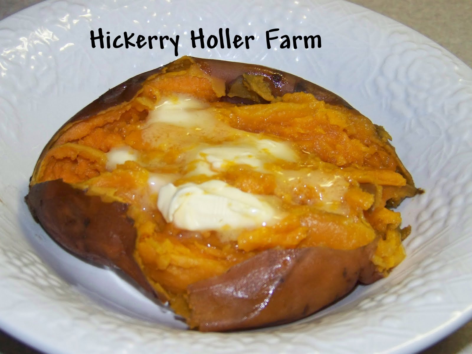 Hickery Holler Farm Crockpot Sweet Potatoes and Ham