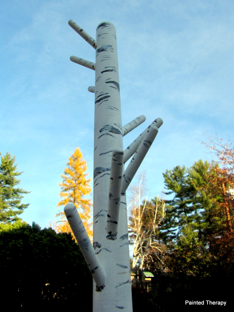Painted Therapy The Birch Tree Coat Rack