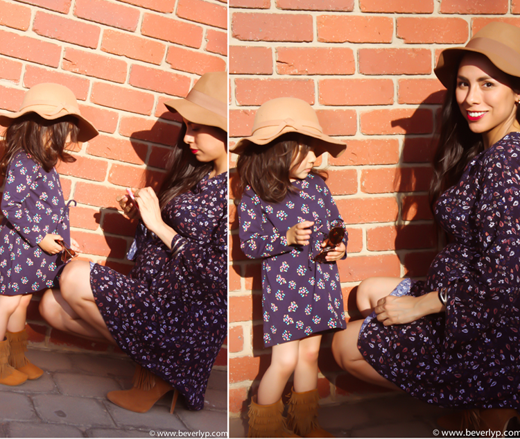 mini me boho chic con flecos