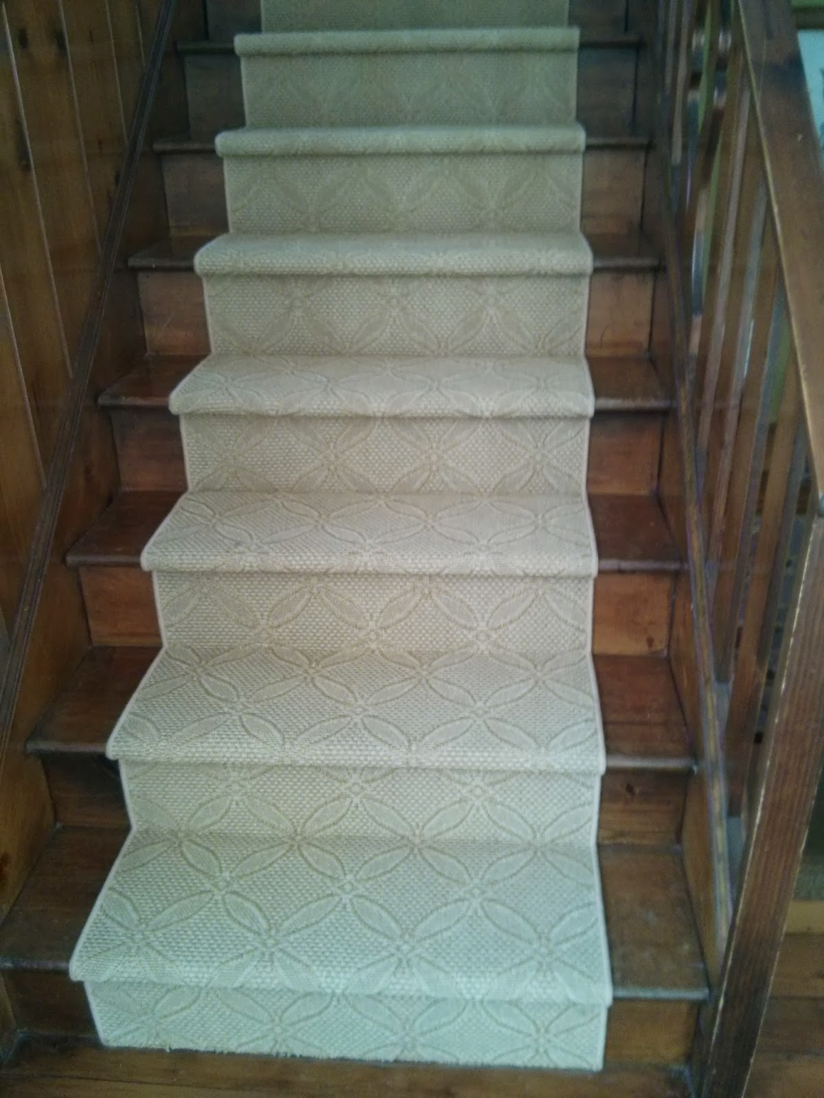 Floor Installation Photos Sisal Stair Runner Installed in Carversville