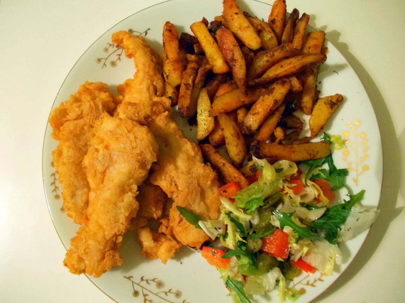 Easy cooking Stripsy a'la KFC z frytkami