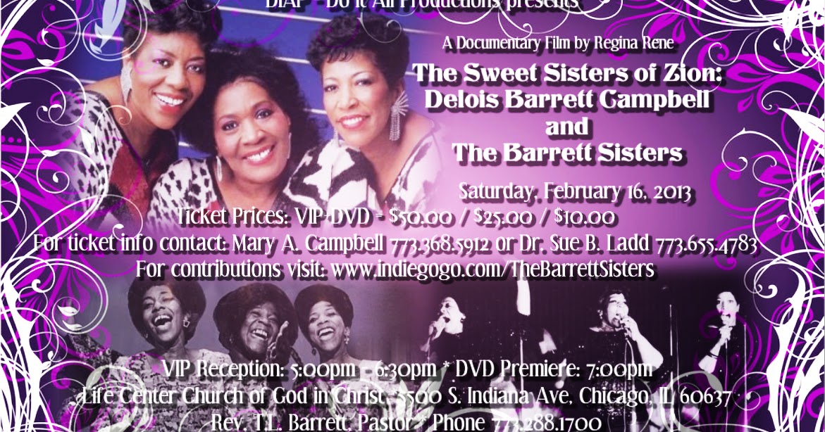 Barrett Sisters' documentary premieres Feb. 16 at Chicago's Life Center