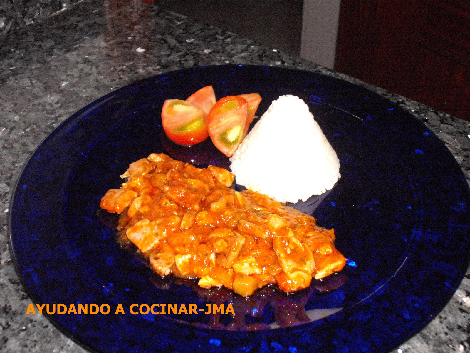 Pechuga De Pavo Con Salsa De Tomate
