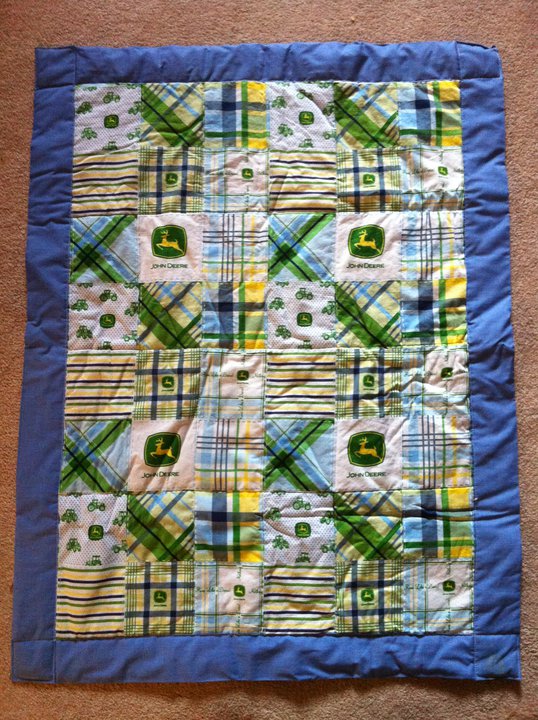 . John Deere Baby Boy Quilt
