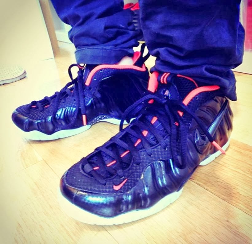 THE SNEAKER ADDICT Nike Air Foamposite Pro Black/Solar Red "Yeezy" Sneaker (Release Date + On